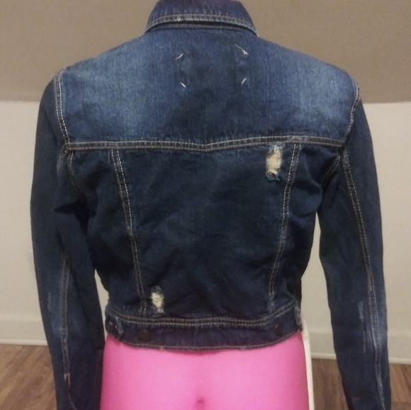 Rue 21 Factory Distressed Blue Jean Jacket - Picture 6 of 12